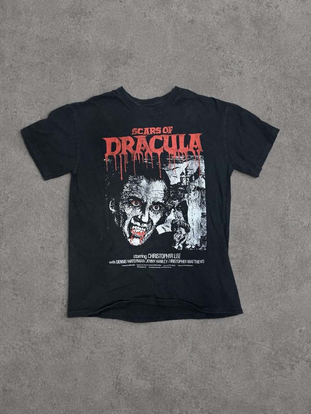 Hammer House of Horror Scars of Dracula Movie Poster T-Shirt